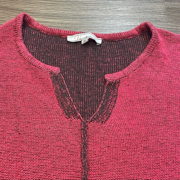 XL Pink long sleeves knitted sweater Variations - Picture 5 of 6